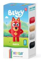 Hey Clay, Bluey, Rusty, masa plastyczna, 5 szt.
