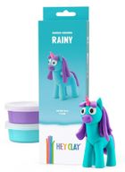 Hey Clay, Jednorożce, Rainy, masa plastyczna, 3 szt.