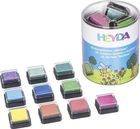 Heyda, zestaw mini poduszek do stempli, rainbow, 10 szt.