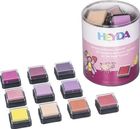 Heyda, zestaw mini poduszek do stempli, sunrise, 10 szt.