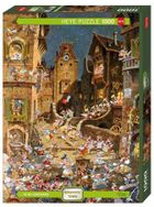 Heye, Romantyczne miasto, Noc, Ryba, puzzle, 1000 elementów