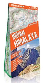 Himalaje Indyjskie (Indian Himalaya). Laminowana mapa trekkingowa