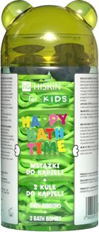 HiSkin For Kids, Happy bath time, wstążki do kąpieli + kule do kąpieli, miś, 2 szt.