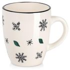 Hit, kubek ceramiczny, płatki śniegu, 350 ml