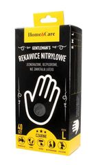 Home & Care, Gentleman's, rękawiczki nitrylowe męskie, rozmiar L, 40 szt.