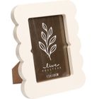 Home Styling Collection, Base, ramka na zdjęcie z falowanym brzegiem, 18,5-2,2-23,3 cm