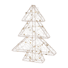Home Styling Collection, choinka, figurka druciana z LED, 40 cm