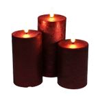 Home Styling Collection, dekoracyjne świece LED 7,5 cm, 3 szt.