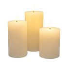 Home Styling Collection, dekoracyjne świece LED 7,5 cm, 3 szt.