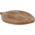 Home Styling Collection, deska do serwowania w kształcie liścia, drewno mango, 27-17 cm