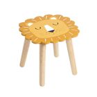 Home Styling Collection, drewniany stołek dziecięcy, safari, 28 cm