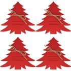 Home Styling Collection, kieszonki na sztućce świąteczne, choinki, 4 szt.