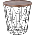 Home Styling Collection, Koszem, stolik pomocniczy z koszem, 37-39 cm