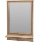 Home Styling Collection, lustro ścienne z półką, 40-60 cm