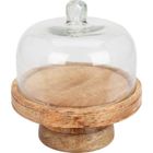 Home Styling Collection, patera na ciasto z drewna mango, średnica 19 cm