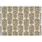 Home Styling Collection, podkładka pod talerz, bawełniana, kwiaty, 45-30 cm