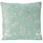 Home Styling Collection, poduszka dekoracyjna w kwiatowy wzór, 45-45 cm
