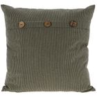 Home Styling Collection, poduszka dekoracyjna z dużymi guzikami, 45-45 cm