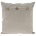 Home Styling Collection, poduszka dekoracyjna z dużymi guzikami, 45-45 cm