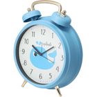 Home Styling Collection, Safi, budzik dla dzieci, niebieski, 24 cm