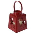 Home Styling Collection, świąteczny lampion ze świecą LED, 14 cm