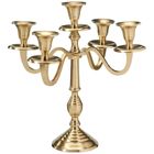 Home Styling Collection, świecznik kandelabr, 5-ramienny, złoty, 30 cm