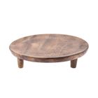 Home Styling Collection, taca z drewna mango, średnica 30 cm