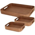 Home Styling Collection, tace do serwowania w różnych rozmiarach, 3 szt.