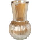 Home Styling, Collection, wazon szklany ryflowany, 20 cm