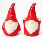 Home Styling Collection, Yulora, solniczka i pieprzniczka, cermiczne gnomy