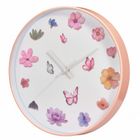 Home Styling Collection, zegar ścienny, kwiatowy, 30 cm
