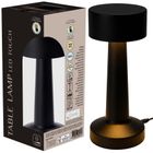 Home Styling Decoration, lampka stołowa, 21 LED, czarna, 21 cm