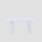 Homla, Alto, stolik kawowy, lakierowany, biały, 100-60-45 cm