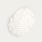 Homla, Alven, maty stołowe, ecru okrągłe z pikowaniem, 38 cm, 2 szt.