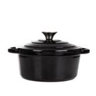 Homla, Andreas, garnek żeliwny, czarny, 4l