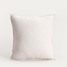 Homla, Anisha, poszewka, ecru z ozdobnym pikowaniem, 45-45 cm