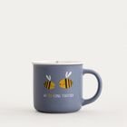 Homla, Annbee, kubek z pszczołą, granatowy, 0,35l, 859965