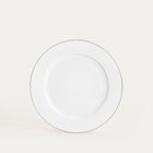 Homla, Auroo, talerz, obiadowy ze złotą obwódką, 26 cm