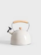 Homla, B2 Virgen Essentials, czajnik beżowy z drewnianym uchwytem, 2,5l