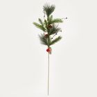 Homla, Bell, gałązka z czerwonymi dzwonkami, 62 cm, 751325