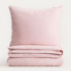 Homla, Cherish Love, pościel, bawełniana różowa z lamówką w serca, 200-220 cm