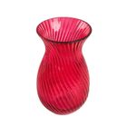 Homla, Cherish Love, wazon, szklany czerwony, 11,5-20 cm