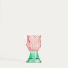 Homla, Daly, świecznik, szklany kwiatek niski, 10 cm