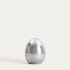 Homla, Deso, figurka, jajko małe, srebrne, 10-12,7 cm