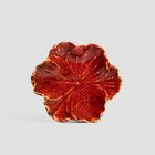 Homla, Edme, taca dekoracyjna, ceramicza czerwona, 13-11,5-3 cm