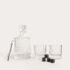 Homla, Eleganza, zestaw do whiskey, ze szklankami, 8 elementów