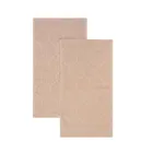 Homla, Estrella, zestaw ręczników, bawełnianych beżowych w liście, 30-50 cm