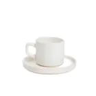 Homla, Famelio, filiżanka, ze spodkiem, biała