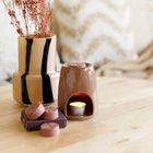 Homla, Fires, kominek ceramiczny, z woskiem Sandalwood 10-12,5 cm, 22g