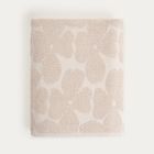 Homla, Flores, ręcznik, beżowy żakardowy, 100-150 cm